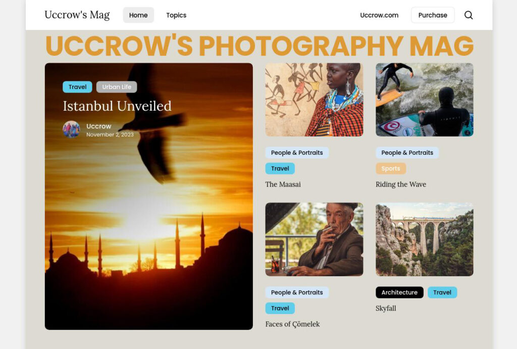 Uccrow’s Photography Magazine – Uccrow's Fine Art Photography